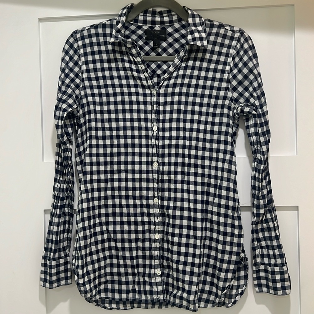 J Crew plaid shirt